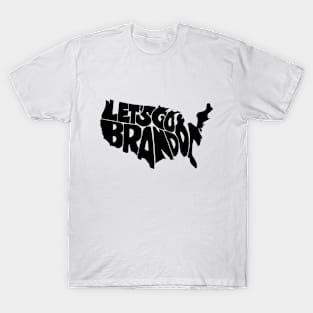 Let's Go Brandon USA Silhouette T-Shirt